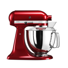 BAZAR - KitchenAid Artisan 5KSM175PSECA kuchyňský robot, 10 rychlostí, planetární systém, červená - opraveno / nepoužito