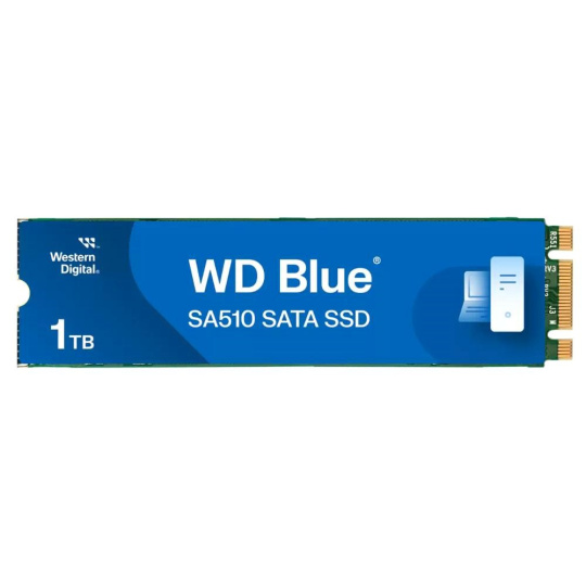 WD BLUE SSD 3D NAND WDS100T3B0B 1TB SA510 M.2 SATA, (R:560, W:520MB/s)