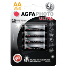 AgfaPhoto Ultra alkalická baterie LR06/AA, 4ks