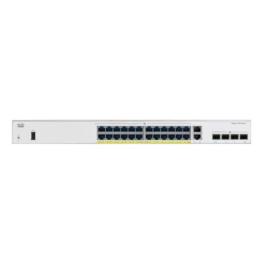 Cisco Catalyst C1000-24FP-4G-L, 24x10/100/1000, 4xSFP, PoE - REFRESH