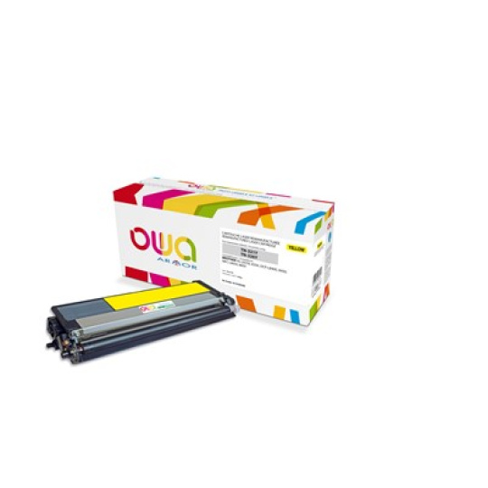 OWA Armor toner pro BROTHER HL L8250, 8350, DCP L8400, 8450, MFC L8650, 8850, 3500 Stran, TN326Y, žlutá/yellow (TN-326Y)