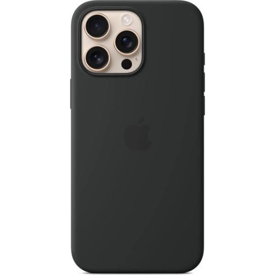 APPLE iPhone 16 Pro Max Silicone Case with MagSafe - Black