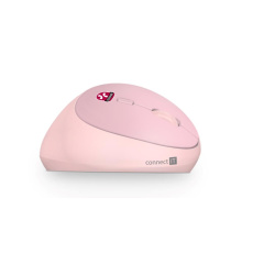 CONNECT IT FOR HEALTH LADIES PINK Bezdrátová vertikální myš, ergonomická, růžová