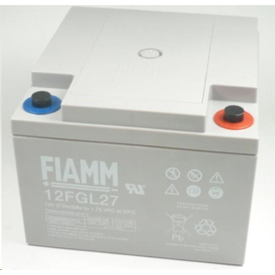 Baterie - Fiamm 12 FGL27 (12V/27Ah - M5), životnost 10let