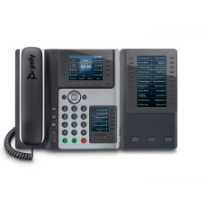 Poly Edge E400 IP telefon s podporou PoE