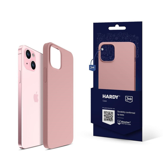 3mk Hardy Silicone MagCase pro Apple iPhone 15, Pink