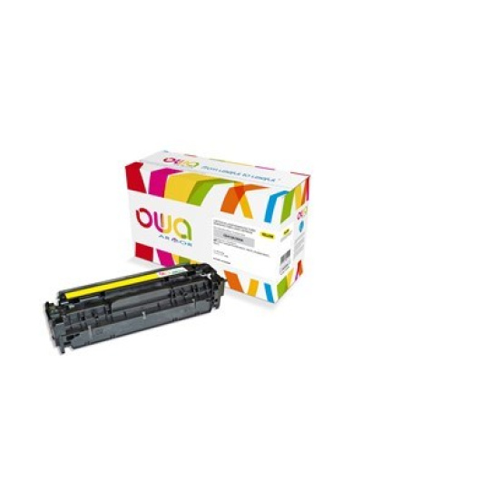 OWA Armor toner pro HP Color Laserjet Pro300 M351, M375, Pro400 M451, M475, 2600 Stran, CE412A, žlutá/yellow