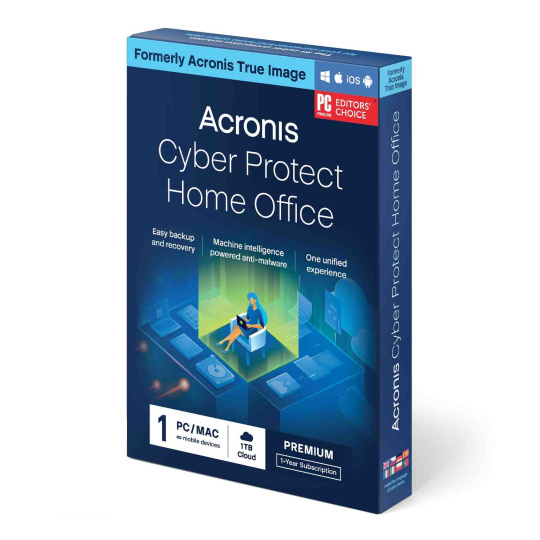 Acronis Cyber Protect Home Office Premium Subscription 1 Computer + 1 TB Acronis Cloud Storage - 1 year subscription ESD