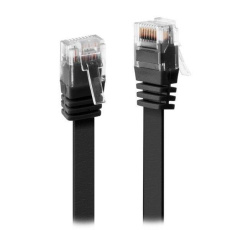 XtendLan patch kabel Cat6, UTP - 1m, černý, plochý (prodej po 10 ks) XtendLan patch kabel Cat6, UTP - 1m, černý, plochý (prodej po 10 ks)