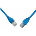 Solarix Patch kabel CAT5E SFTP PVC 20m modrý snag-proof C5E-315BU-20MB