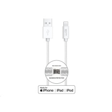 WG - Datový kabel Lightning MFI na USB-A, 1 metr, 2,4A , bílá WG - Datový kabel Lightning MFI na USB-A, 1 metr, 2,4A , bílá