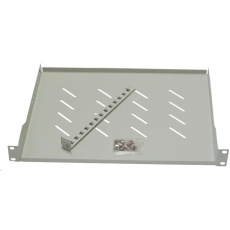 LEXI-Net 19" police s perforací 1U/650mm, nosnost 45kg, zadní nastavitelný úchyt, šedá LEXI-Net 19" police s perforací 1U/650mm, nosnost 45kg, zadní nastavitelný úchyt, šedá