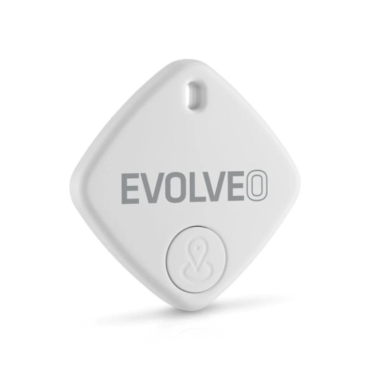 EVOLVEO TrackTag, Bluetooth lokátor s Apple Find My, bílý EVOLVEO TrackTag, Bluetooth lokátor s Apple Find My, bílý