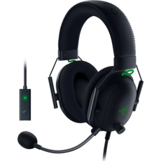 RAZER sluchátka s mikrofonem BlackShark V2, Wired Esports Headset + USB Mic Enhancer RAZER sluchátka s mikrofonem BlackShark V2, Wired Esports Headset + USB Mic Enhancer