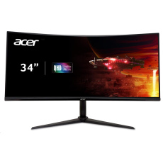 ACER LCD Nitro XZ342CUV3bmiiphx, 86cm (34") VA LED Curved, 3440x1440,180Hz,400nit,HDMI,DP,Audio,Repro,VESA,HgtAdj