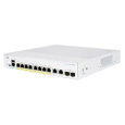 Cisco switch CBS350-8FP-E-2G-EU (8xGbE,2xGbE/SFP combo,8xPoE+,120W,fanless) - REFRESH