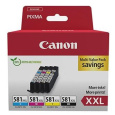 Canon CARTRIDGE CLI-581XXL C/M/Y/BK MultiPack pro PIXMA TS615x, TS625x, TS635x, TS815x, TS825x, TS8350 (600 str.)