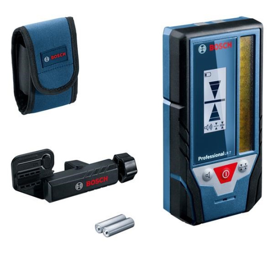 BOSCH LR 7, přijímač laserového paprsku, 2x 1,5 V LR6 (AA), IP 54