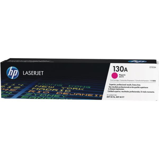 HP 130A Magenta LJ Toner Cart, CF353A (1,000 pages)