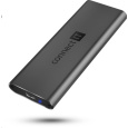 CONNECT IT AluSafe externí box pro SSD disky M.2 NVMe, 10 Gbps, USB-C, Antracitová