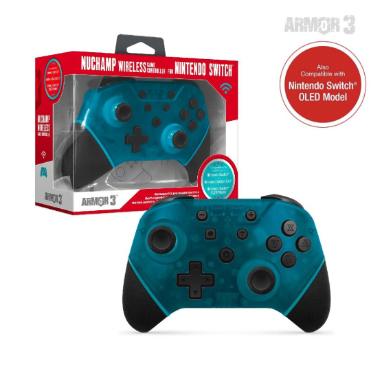 Hyperkin Armor3 NuChamp Wireless Game Controller For Nintendo Switch®/Nintendo Switch® Lite (Turquoise)