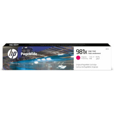 HP 981X High Yield Magenta Original PageWide Cartridge (10,000 pages)