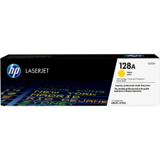 HP 128A Yellow LJ Toner Cart, CE322A (1,300 pages)