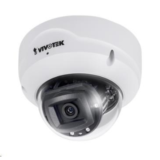 Vivotek FD9189-HT-v2, 5Mpix, 30sn/s, H.265,motorzoom (95-41°),PoE, IR-Cut,Smart IR,mikrofon, WDR120dB,MicroSDXC, vnitřní