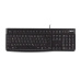 Logitech Keyboard MK120, US, black