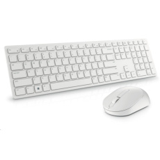 DELL Pro Wireless Keyboard and Mouse - KM5221W - US International (QWERTY) - White