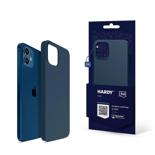 3mk Hardy Silicone MagCase pro Apple iPhone 12, Sierra Blue