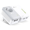 TP-Link TL-WPA4226KIT WiFi4 průchozí powerline set (N600, AV600,2x100Mb/s,HomePlug AV2)