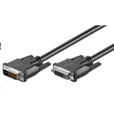 PREMIUMCORD DVI-D prodlužovací kabel,dual-link,DVI(24+1),MF, 3m