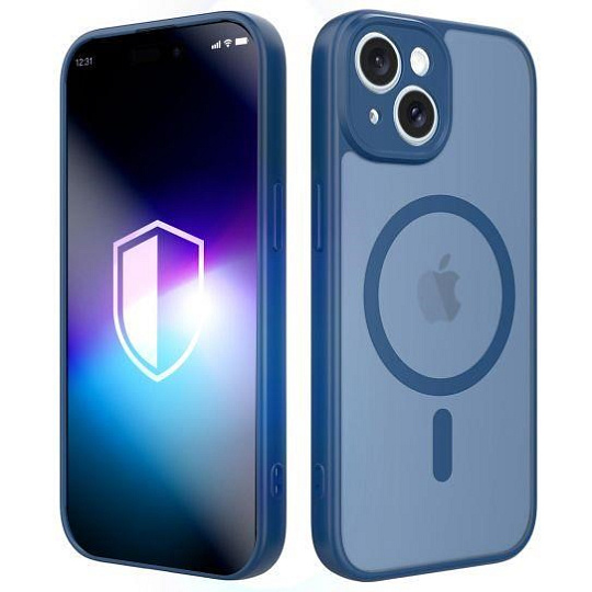 3mk ochranný kryt Misty MagCase Blue pro Apple iPhone 14 3mk ochranný kryt Misty MagCase Blue pro Apple iPhone 14