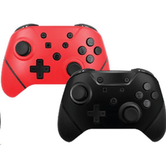 Armor3 NuChamp Wireless Controller Pack for Nintendo Switch (2in1) (Black, Red)