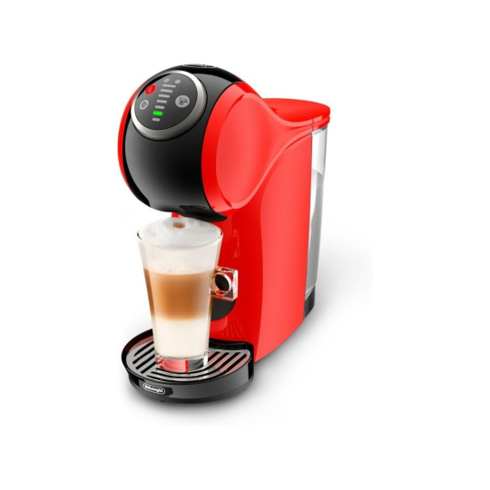 DeLonghi EDG315.R Dolce Gusto Genio S Plus kapslový kávovar, 15 barů, automatické vypnutí, červená