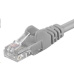 PremiumCord Patch kabel UTP RJ45-RJ45 CAT6 0.1m šedá