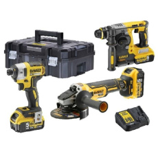 Dewalt DCK305P3T sada aku nářadí 18V XR DCH273N + DCG405 + DCF887+TSAK 3x5Ah Dewalt DCK305P3T sada aku nářadí 18V XR DCH273N + DCG405 + DCF887+TSAK 3x5Ah
