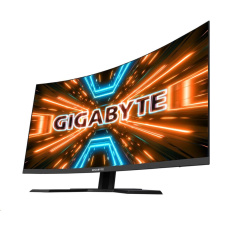 GIGABYTE LCD - 31.5" Gaming monitor G32QC A, Prohnutý VA1500R, 2560x1440 QHD, 165Hz, 3000:1, 350cd/m2, 1ms, 2xHDMI, 1xDP
