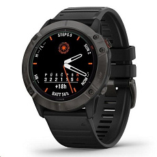 Garmin Fenix 7X PRO Sapphire Solar Carbon Gray DLC Titanium / Black Band, EU
