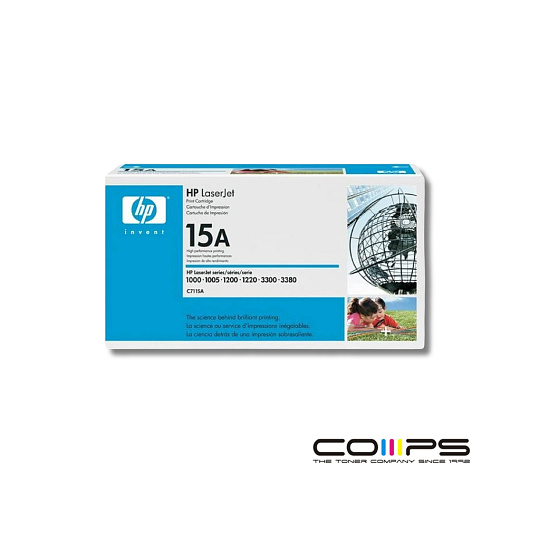Originální toner HP C7115A (HP 15A), černý, 2500 str.