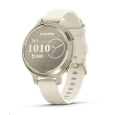Garmin Lily® 2 Active, Lunar Gold / Bone Silicone Band