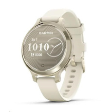 Garmin Lily® 2 Active, Lunar Gold / Bone Silicone Band