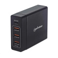 MANHATTAN USB nabíjecí stanice Power Delivery Charging Station – 72 W, černá