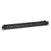 Intellinet Patch panel 24 port Cat6, stíněný STP, černý