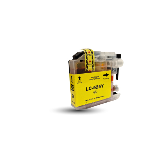 Brother LC525Y - kompatibilní žlutá inkoustová cartridge