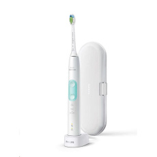 Philips HX6857/28 Sonicare ProtectiveClean 5100, zubní kartáček, 62000 kmitů/min, 3 režimy, časovač, pouzdro, bílá