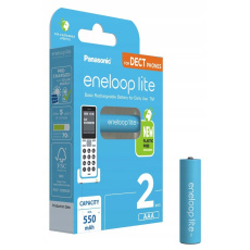 PANASONIC HR03 AAA BK-4LCCE/2CP ENELOOP LITE N, 550 mAh (Blistr 2ks)