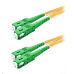 XtendLan duplexní patch kabel SM 9/125, OS2, SC(APC)-SC(APC), LS0H, 2m