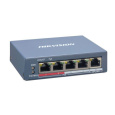 HIKVISION DS-3E1105P-EI, Smart managed switch 4x 100TX PoE + 1x 100TX uplink, 60W, Super PoE